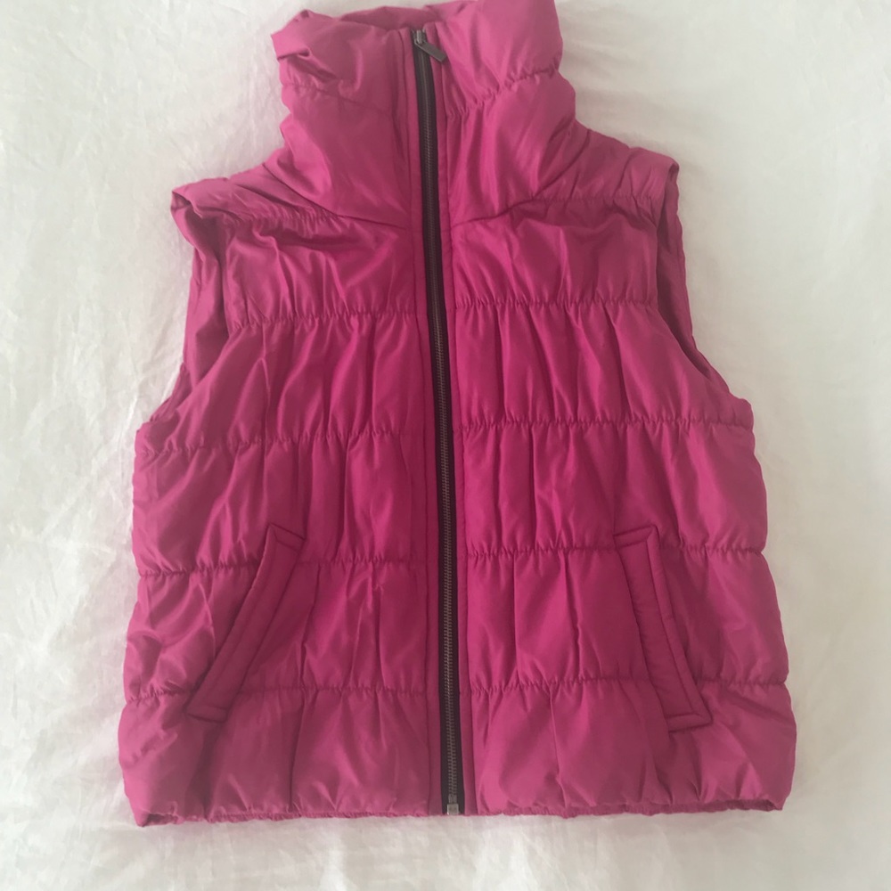 Polyester Vest Hot Pink